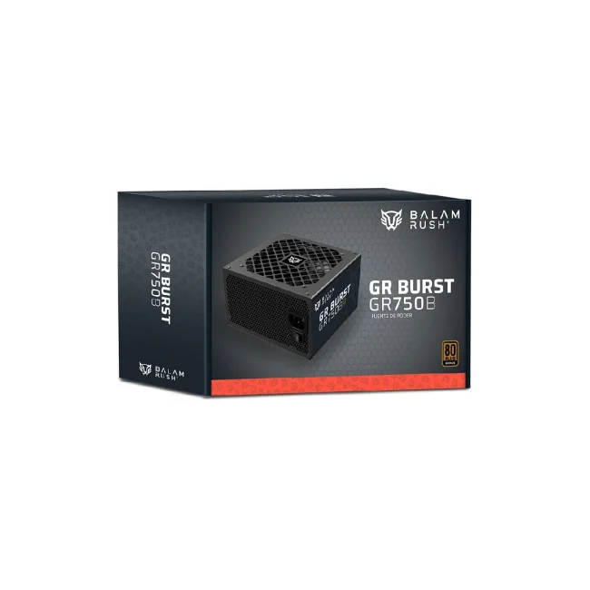 Balam Rush GR Burst GR750B unidad de fuente de alimentación 750 W 24-pines ATX ATX Negro image 10