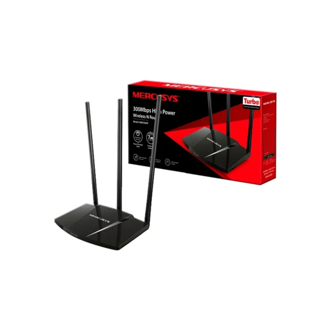 Mercusys MW330HP router inalámbrico Ethernet rápido Banda única (2,4 GHz) Negro image 9