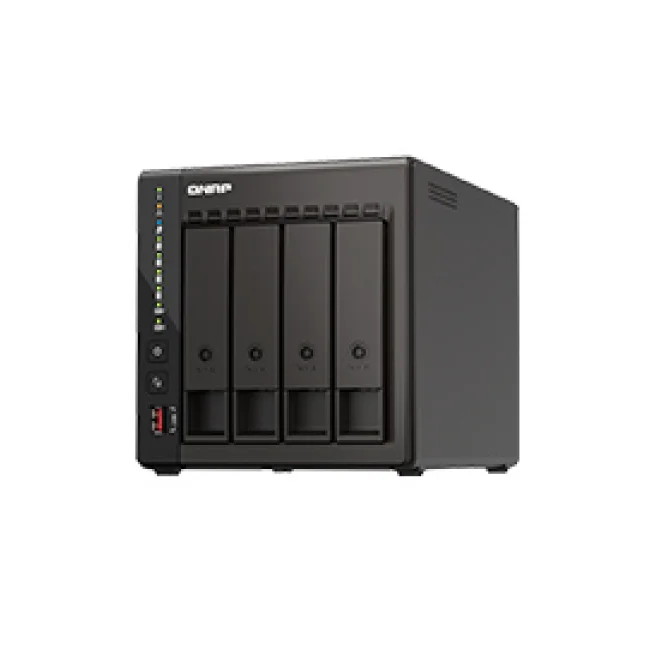 QNAP TS-453E NAS Tower Intel® Celeron® J6412 8 GB 0 TB QNAP Turbo System Negro