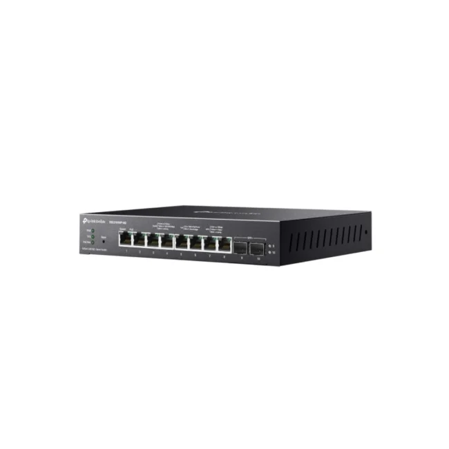 TP-Link Omada SG2210XMP-M2 dispositivo de redes Gestionado L2/L2+ 2.5G Ethernet (100/1000/2500) Energía sobre Ethernet (PoE) Montaje en escritorio/pared Negro image 9