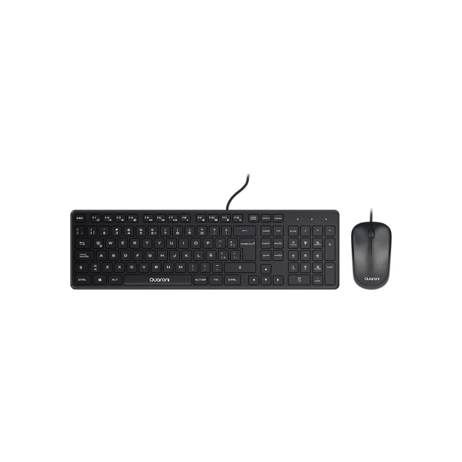 Quaroni KAQ01 teclado Ratón incluido USB QWERTY Español Negro image 3