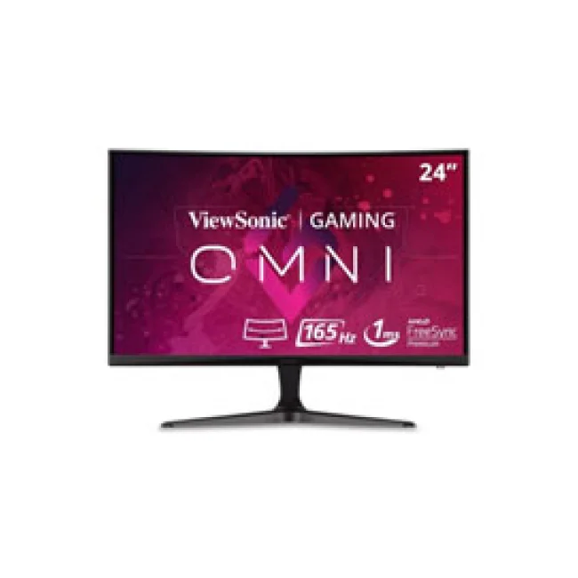 Viewsonic VX Series VX2418C monitor de computadora 61 cm (24") 1920 x 1080 Pixeles LCD Negro
