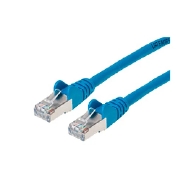 Intellinet Cable de Red Cat6a S/FTP, 30 cm, Azul