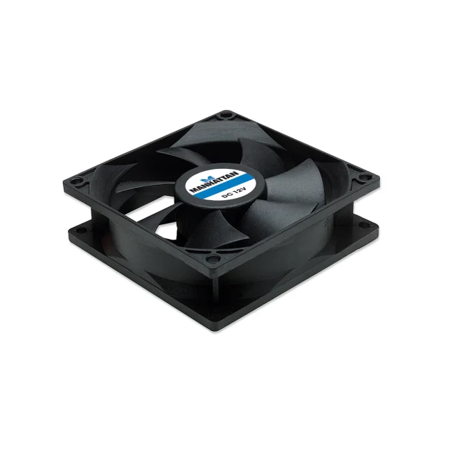 Manhattan 700955 sistema de refrigeración de computadora Gabinete de la computadora Ventilador 8 cm Negro 1 pieza(s) image 6