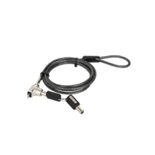 Manhattan Candado Laptop Nano llave 1.8mts gris