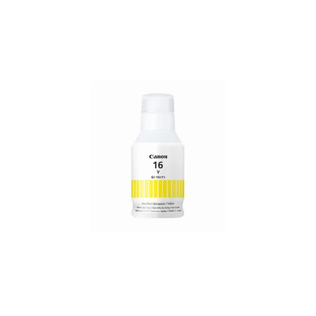 BOTELLA DE TINTA CANON GI-16 AMARILLO 167 ML PARA GX7010 4420C001AA image 3
