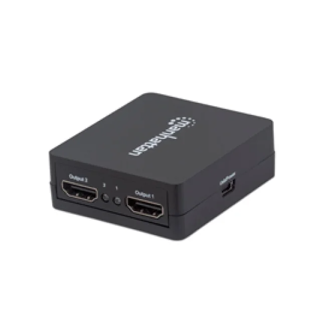 Manhattan Video Splitter HDMI de 2 puertos, 1080p