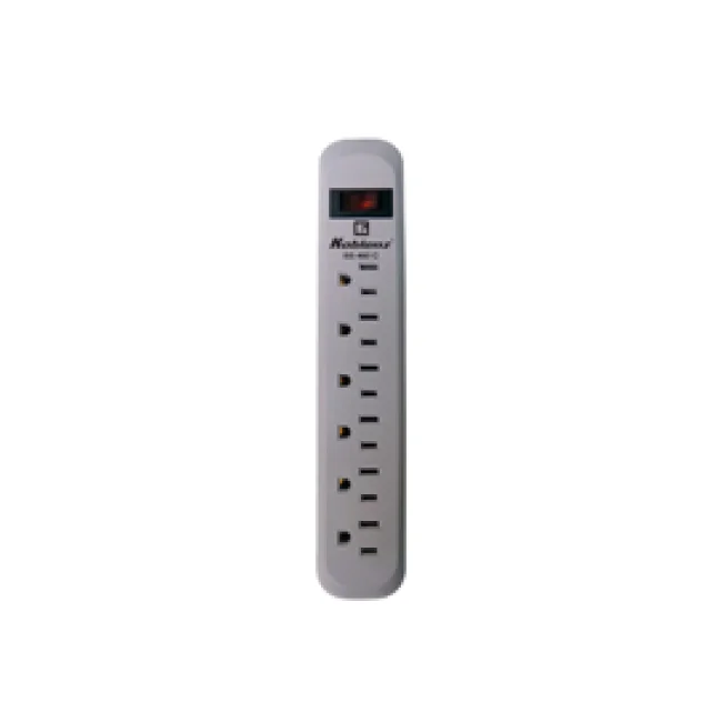 Koblenz SS-460 C supresor de picos Gris 6 salidas AC 120 V 0.9 m