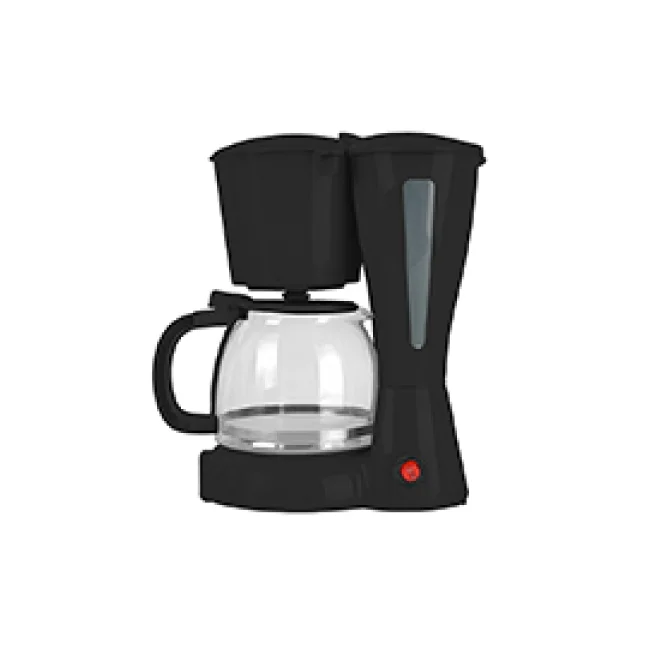 CAFETERA MIRATI / 1.2 L / 900W / VASO CRISTAL / FILTRO LAVABLE / NEGRO