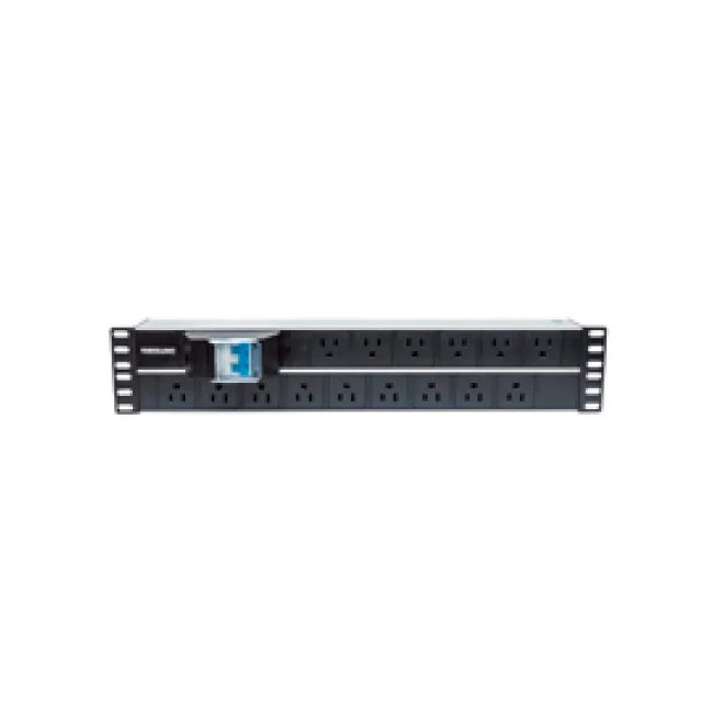 Intellinet Barra multicontactos de 15 salidas para montaje en 2U de rack de 19" - Enchufes Tipo EU (NEMA 5)