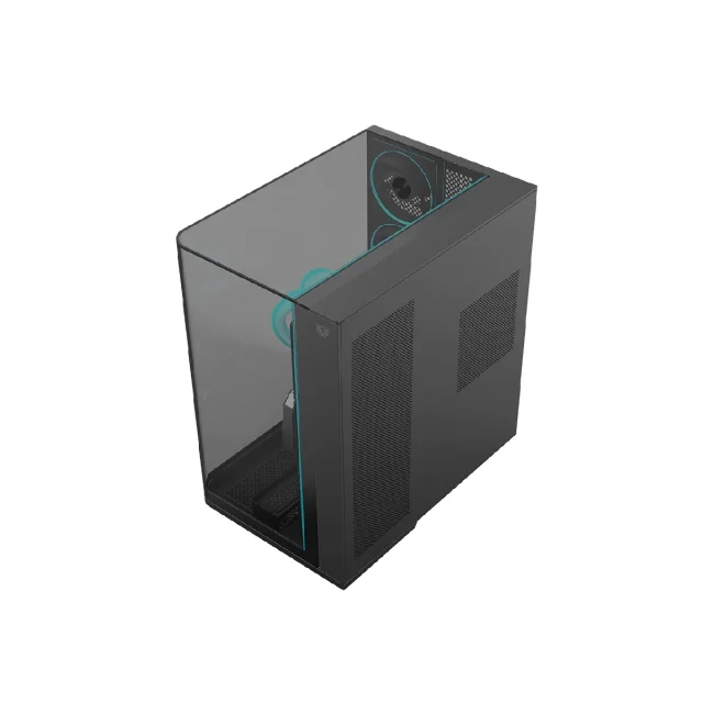 GABINETE BALAM RUSH GAMER TANKCURVE 7800 MEDIATORRE "SIN FUENTE" NEGRO image 3