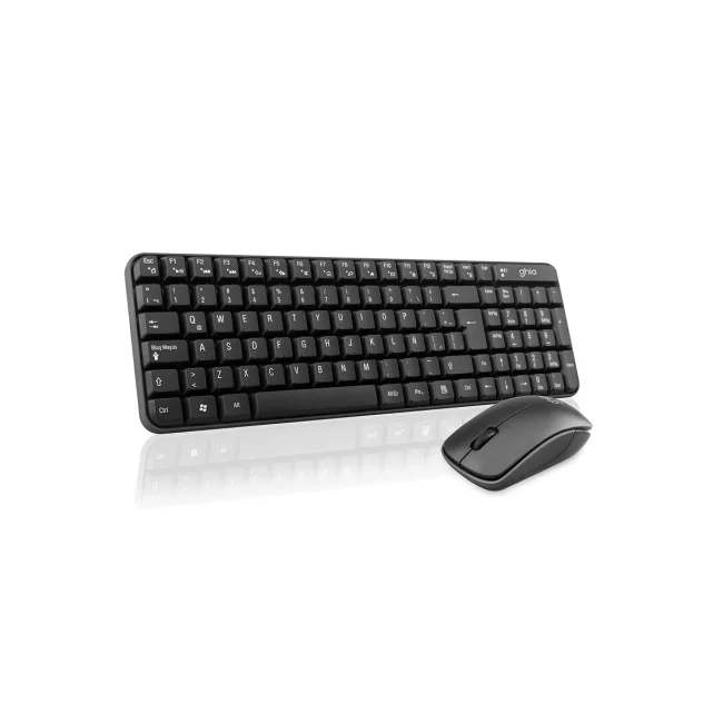 COMBO TECLADO MULTIMEDIA Y MOUSE OPTICO GHIA / GT4000BB / INALAMBRICO / RECEPTOR USB / NEGRO image 3