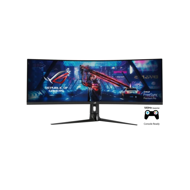 MONITOR GAMER ASUS ROG STRIX XG49VQ /49 /3840X1080 /TR 4MS /144HZ /2X HDMI /DP /ALTAVOCES /VESA /FREESYNC PREMIUM PRO /CURVO image 2