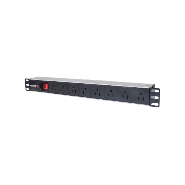 Intellinet Barra multicontacto con 8 salidas para montaje en 1U de rack de 19" - Tipo EU image 7