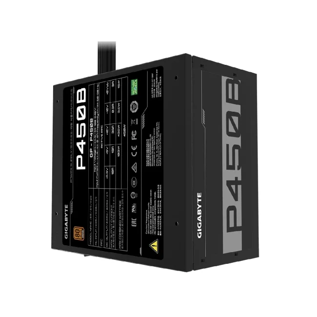 GIGABYTE P450B unidad de fuente de alimentación 450 W 20+4 pin ATX ATX Negro image 6