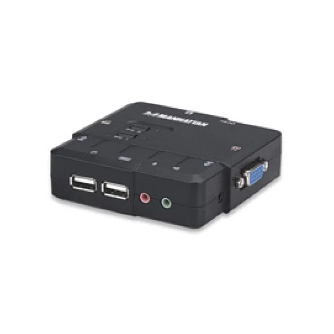 Manhattan Switch KVM Compacto de 2 Puertos image 2