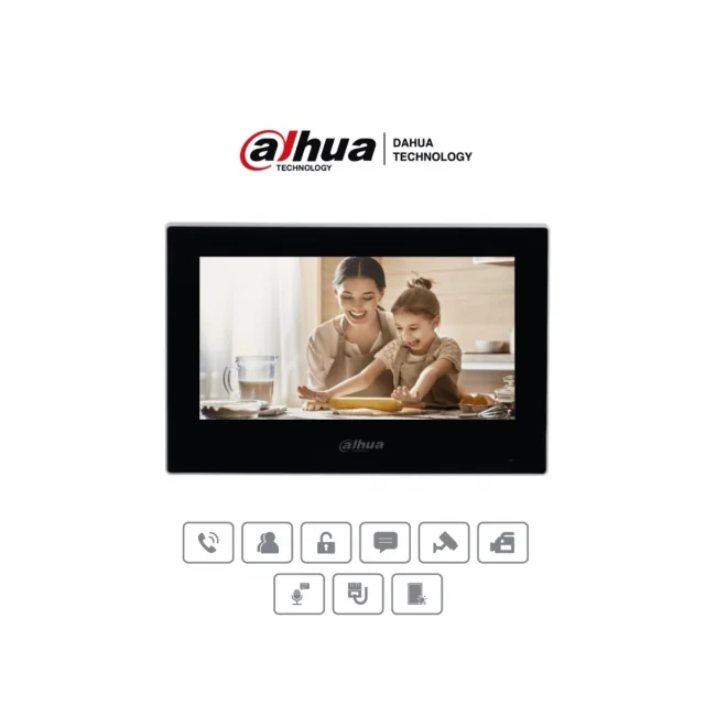 Dahua Technology VTH2621G-P sistema de intercomunicación de video 17.8 cm (7") Negro image 5