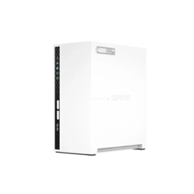 QNAP TS-233 servidor NAS o de almacenamiento Tower ARM Cortex-A55 2 GB 0 TB QNAP QTS Blanco