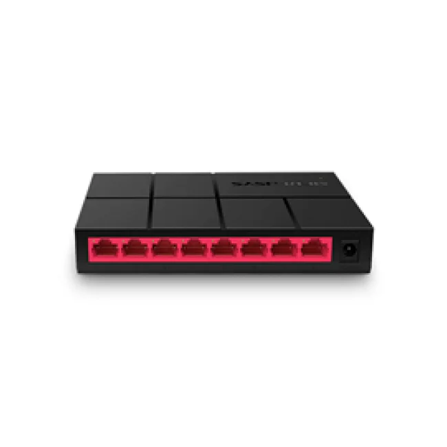 Mercusys MS108G dispositivo de redes No administrado Gigabit Ethernet (10/100/1000) Negro