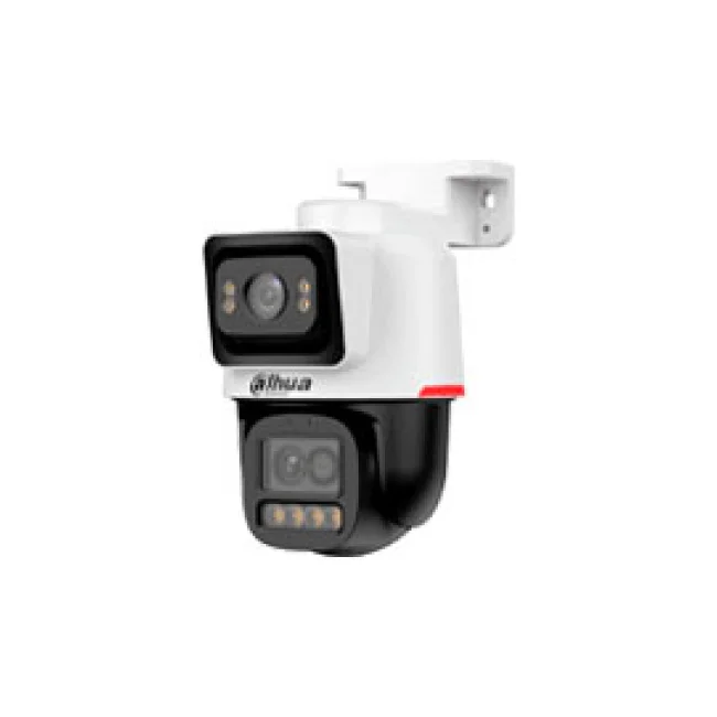 DAHUA DH-IPC-PTS2449C-4E3Z-S-PV-PRO Cámara PT varifocal WizColor de 4 MP + 2 MP/6x de Zoom Hibrido/Protección perimetral /Audio Bidireccional/Disuasión activa/Tour/Auto Tracking/Luz cálida 30m-PT 50m/Lente fija:112°/Lente PT:81.5°/SMD3.0/PoE/ image 2