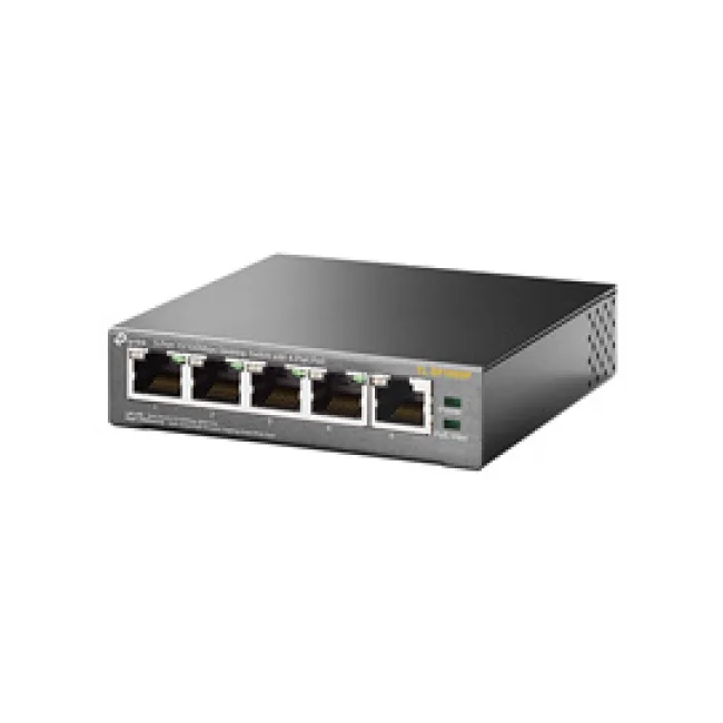 TP-Link TL-SF1005P dispositivo de redes No administrado Fast Ethernet (10/100) Energía sobre Ethernet (PoE) Negro image 3