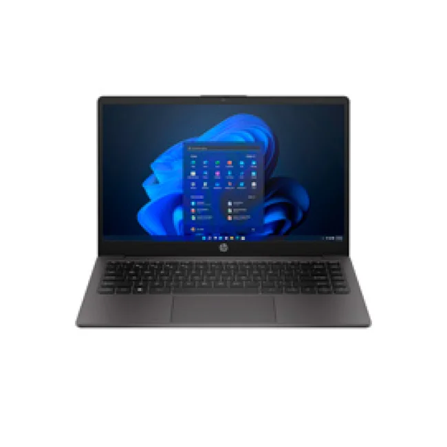 Computadora portátil HP 245 G10 (DB9V9AT#ABM). Pantalla 14'', procesador AMD Ryzen 3 7320U, Memoria 8GB RAM (1x8 -Soldada), SSD 256GB, Win 11 Home.