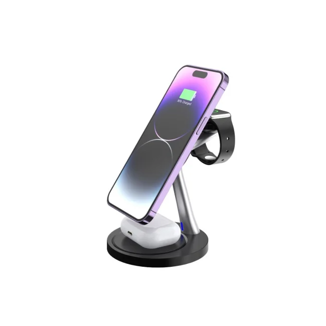 Acteck Energon S-Mate CI740 Audífonos, Smartphone, Reloj inteligente Negro USB Cargador inalámbrico Interior image 8