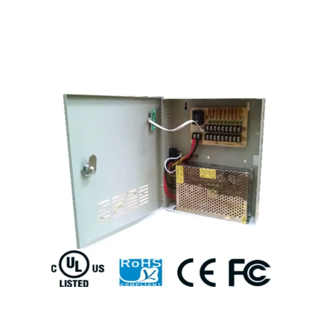 SAXXON PSU1220-D9 - Fuente de Poder de 12 vcd/ 20 Amperes/ Para 9 Camaras/ 2.2 Amperes por Canal/ Protección contra Sobrecargas/ Certificación UL/ image 5
