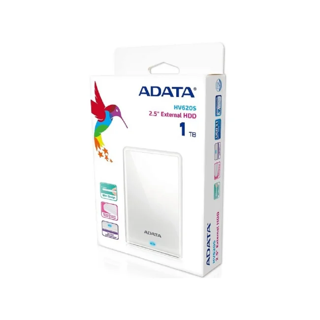ADATA HV620S disco duro externo 1 TB USB Tipo C 3.2 Gen 1 (3.1 Gen 1) Blanco image 5