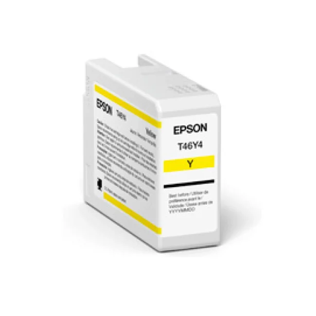 CARTUCHO EPSON MODELO T46Y AMARILLO, PARA PLOTTER P900 (50 ML)