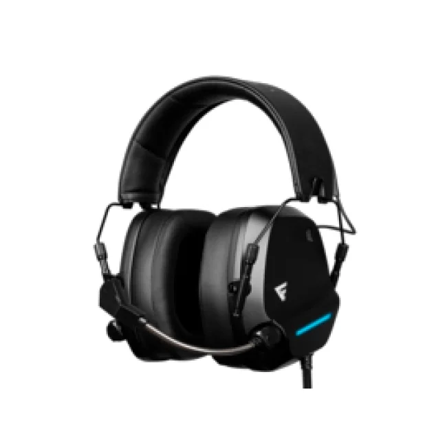 DIADEMA GAME FACTOR USB MICRÓFONO AJUSTABLE SURROUND 7.1 NEGRO (HSG550)