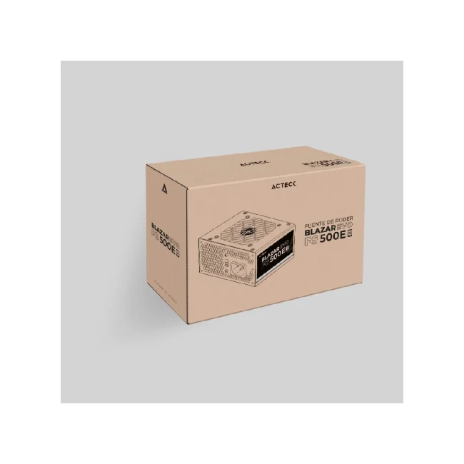 Acteck Blazar Evo FS500E unidad de fuente de alimentación 500 W 20+4 pin ATX SFX Negro image 10