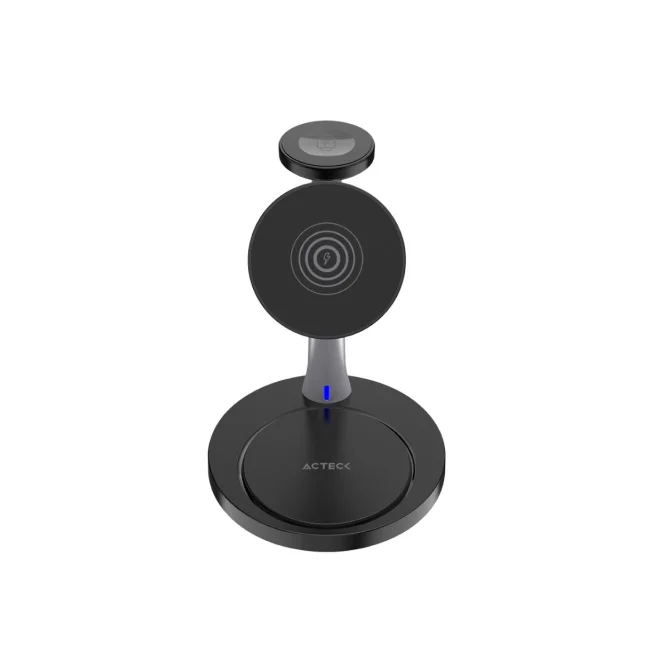 Acteck Energon S-Mate CI740 Audífonos, Smartphone, Reloj inteligente Negro USB Cargador inalámbrico Interior image 5