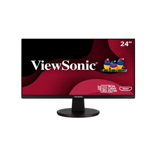 Viewsonic VA2447-MH monitor de computadora 61 cm (24") 1920 x 1080 Pixeles Full HD LED Negro image 4