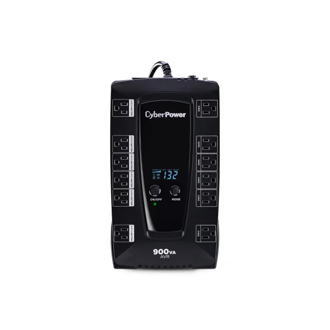 CyberPower AVRG900LCD sistema de alimentación ininterrumpida (UPS) Línea interactiva 0.9 kVA 480 W 12 salidas AC image 5