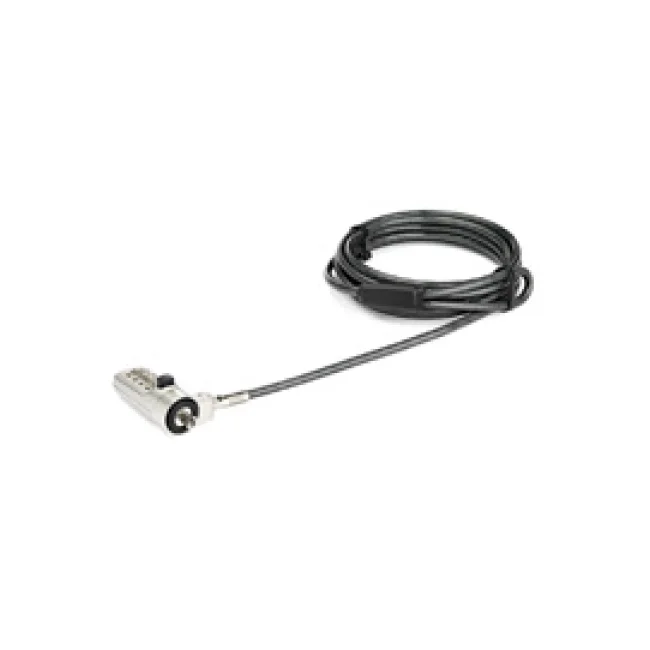 StarTech.com LTLOCKNBL cable antirrobo Negro, Plata 2.043 m