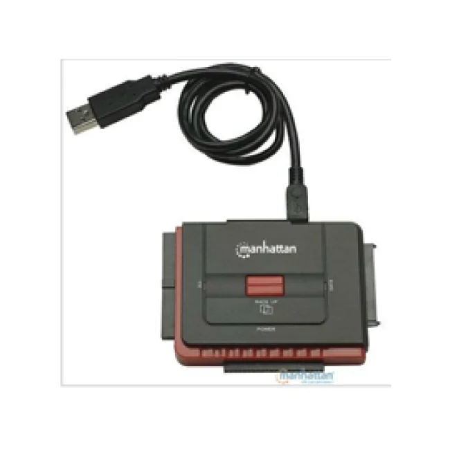 Manhattan Adaptador USB de Alta Velocidad 2.0 a SATA/ IDE image 2