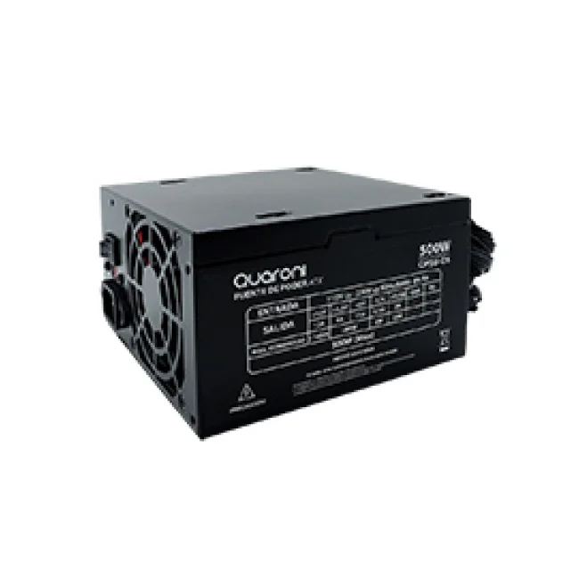 Quaroni QPSU-05 unidad de fuente de alimentación 500 W 24-pines ATX ATX Gris image 2