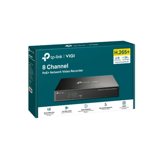 TP-Link VIGI NVR1008H-8P Negro image 5