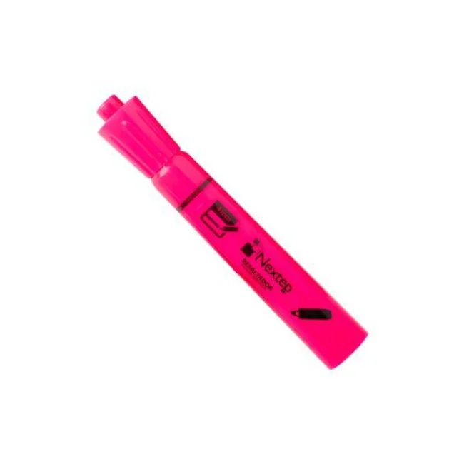 MARCADOR NEXTEP RESALTADOR COLOR ROSA C/12 PZAS