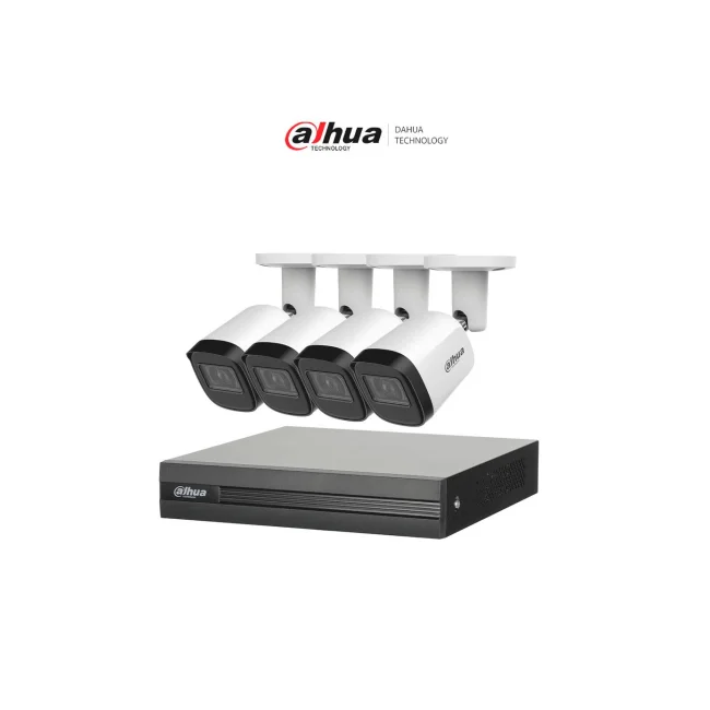 Dahua Technology KIT/XVR1B04H-I/4-B2A51N-0280B-S2 kit de videovigilancia Alámbrico 4 canales