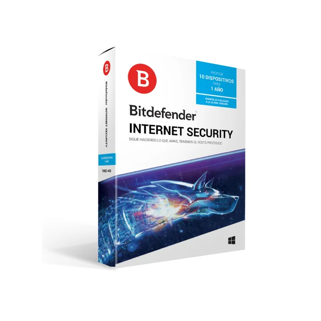 Bitdefender Internet Security 2018, 1Y, 10U, MX Seguridad antivirus Español 10 licencia(s) 1 Año(s)