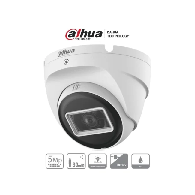Dahua Technology HAC-T2A51N-U-28-S2 cámara de vigilancia Domo Cámara de seguridad CCTV Interior y exterior 2880 x 1620 Pixeles Techo/pared/Tubo