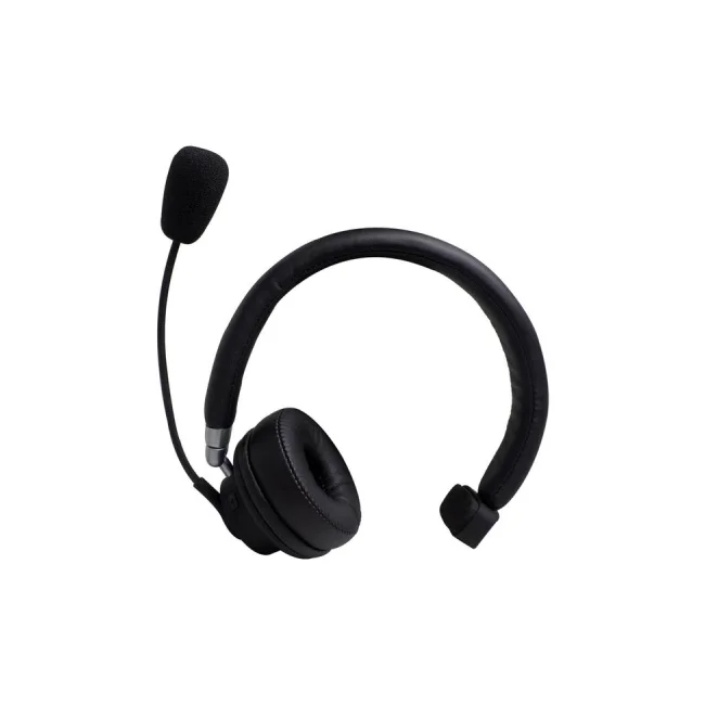 TechZone TZDIBT01 audífono y auriculare Auriculares Inalámbrico Diadema Oficina/Centro de llamadas Bluetooth Negro