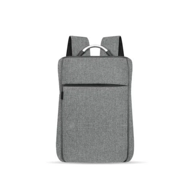 MALETIN BACKPACK CHAMPION PARA LAPTOP DE HASTA 17 PULGADAS ASA METALICA, GRIS