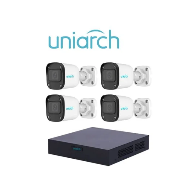 Kit de videovigilancia UNIARCH XVR301-04F/4*UAC-B112-F28