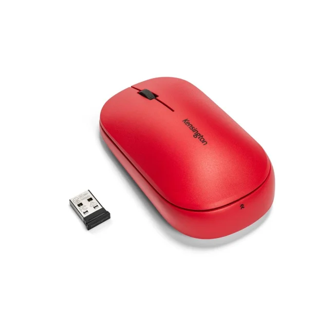 Kensington Mouse con conexión inalámbrica dual SureTrack™ (rojo)