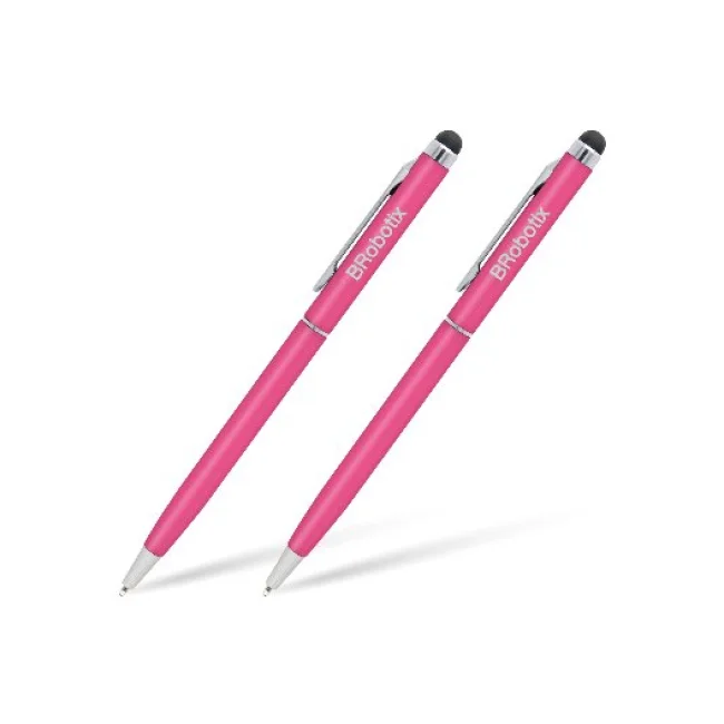 PLUMA STYLUS PARA TABLETA, DUO PACK, BROBOTIX, ROSA image 2