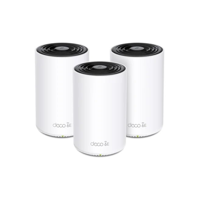 TP-Link Deco XE75 Pro (3-pack) Triple banda (2.4 GHz / 5 GHz / 6 GHz) Wi-Fi 6E (802.11ax) Blanco Interno
