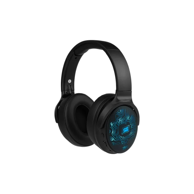 Vorago HPB-401-LED audífono y auriculare Auriculares Inalámbrico y alámbrico Diadema Llamadas/Música USB Tipo C Bluetooth Negro